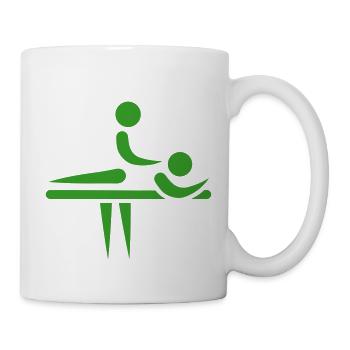 Physiotherapeut - Tasse - Weiß - Rechts