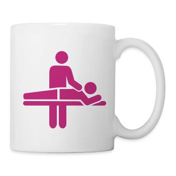 Physiotherapeut - Tasse - Weiß - Rechts