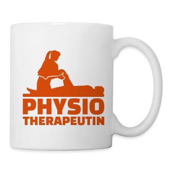 Physiotherapeutin - Tasse - Weiß - Rechts