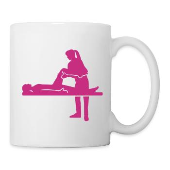 Physiotherapeutin - Tasse - Weiß - Rechts