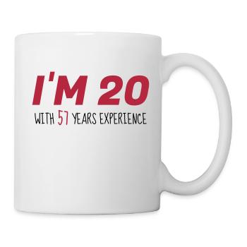 77 / anniversaire / Sport / Fête / soixante - Mug blanc - blanc - Droite