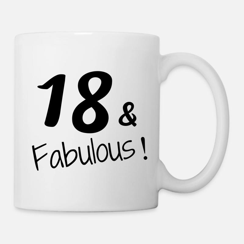 18 / enfant / Sport / anniversaire / dix-huit - Mug blanc - blanc