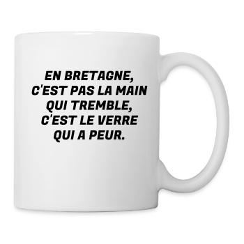 Bretagne / Breton / Bretonne / Breizh / Bzh - Mug blanc - blanc - Droite