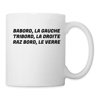 Bretagne / Breton / Bretonne / Breizh / Bzh - Mug blanc - blanc - Droite