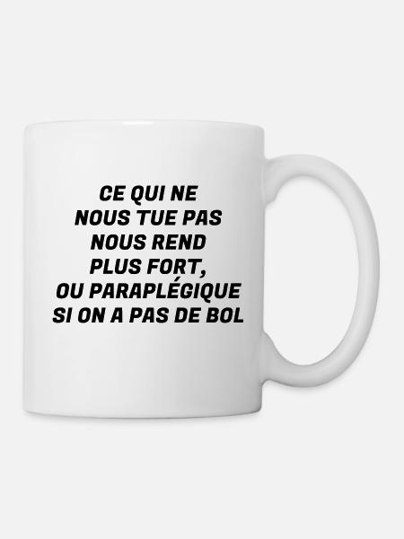 Humour - Drôle - Blague - Rire - Fun - Cool - Mug blanc - blanc