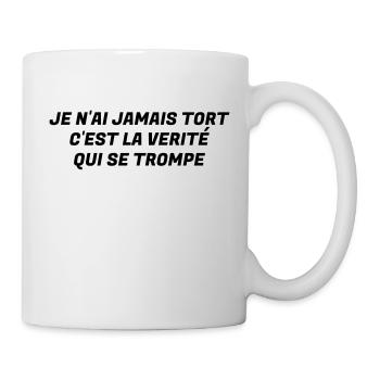 Humour - Drôle - Blague - Rire - Fun - Cool - Mug blanc - blanc - Droite