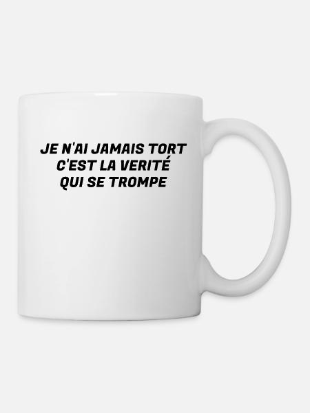 Humour - Drôle - Blague - Rire - Fun - Cool - Mug blanc - blanc
