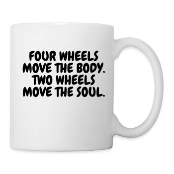 Biker Motorbike Motorrad Moto Motard Speed Sport - Mug - white - Right