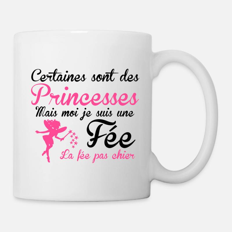 la fée pas chier - Mug blanc - blanc