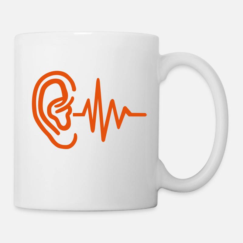 Ohr - Tasse - Weiß