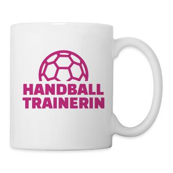 Handball - Tasse - Weiß - Rechts