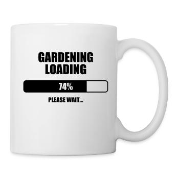 Garden - Gardener - Gardening - Green - Nature - Tasse - Weiß - Rechts