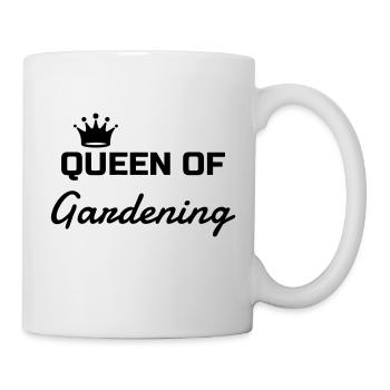 Garden - Gardener - Gardening - Green - Nature - Tasse - Weiß - Rechts