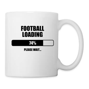 Football - Fußball - Fútbol - Calcio - Foot - Cool - Tasse - Weiß - Rechts