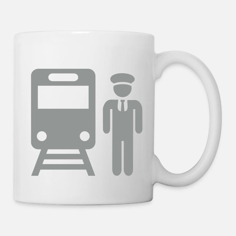 Lokführer - Tasse - Weiß