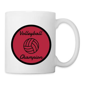Volleyball - Volley Ball - Volley-Ball - Sport - Mug - white - Right