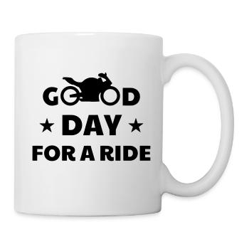 Biker Motorbike Motorrad Moto Motard Speed Sport - Mug - white - Right