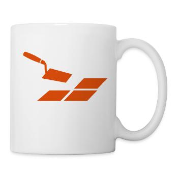 Carreleur - Mug blanc - blanc - Droite