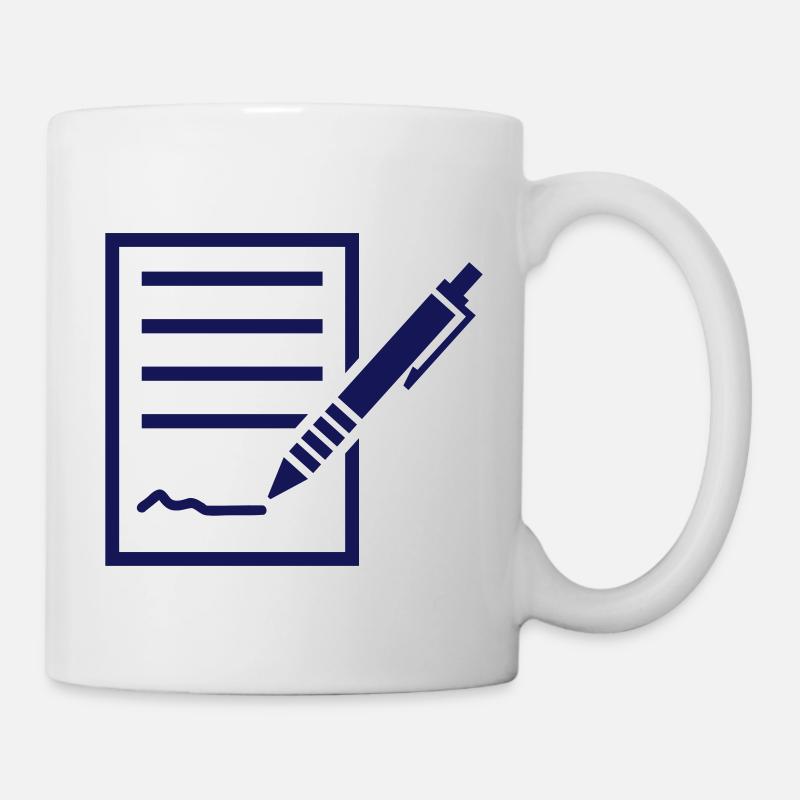 Vertrag - Tasse - Weiß