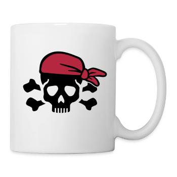 Pirat - Tasse - Weiß - Rechts