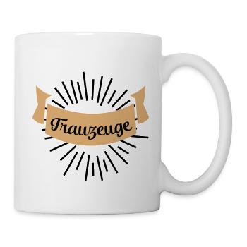 trauzeuge - Tasse - Weiß - Rechts