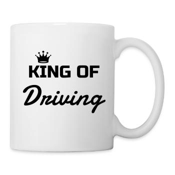 Fahrer Fahren Sport Auto Spieler - Tasse - Weiß - Rechts