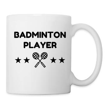 Badminton / Badminton Player / Birdie / Sport - Mug - white - Right