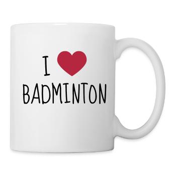 Badminton / Badminton Player / Birdie / Sport - Mug - white - Right