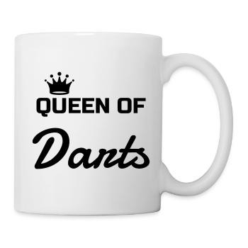 Darts Ziel Sport Sportler Spieler - Tasse - Weiß - Rechts
