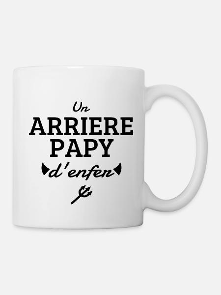 Papy / Grand Père / Famille / Papi / Drôle / Pépé - Mug blanc - blanc