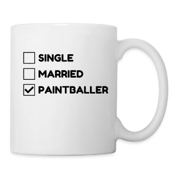 Paintball - Paintballer - Airsoft - Sport - Winner - Mug - white - Right