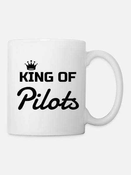 Avion / Aviation / Travail / Métier / Job - Mug blanc - blanc