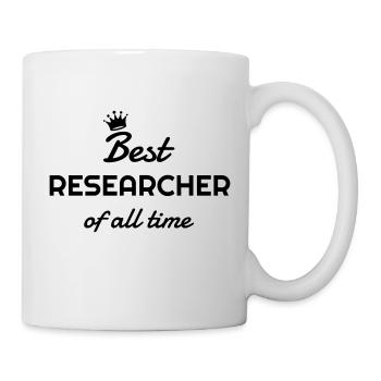 Researcher Research Forscher Chercheur Recherche - Mug - white - Right