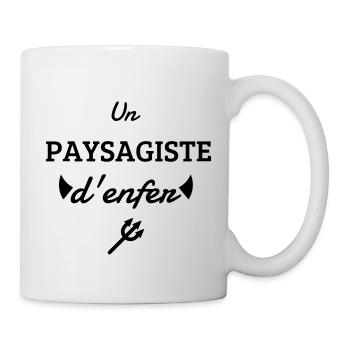 Paysagiste / Jardin / Travail / Métier / Job - Mug blanc - blanc - Droite