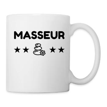 Massage Masseur Masseuse Work Job Travail - Mug - white - Right