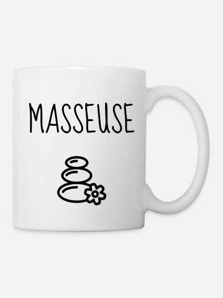 Massage / Masseur / Masseuse / Métier / Job - Mug blanc - blanc