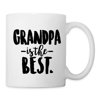 Grandpa is the best - Mug blanc - blanc - Droite
