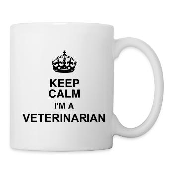 Vétérinaire / Animal / Travail / Métier / Job - Mug blanc - blanc - Droite