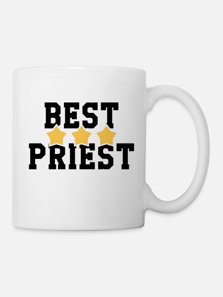 chrétien / prêtre / catholique / religion - Mug blanc - blanc
