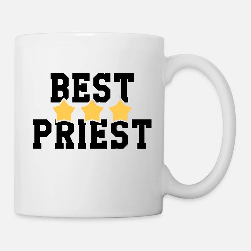 Pfarrer / Priester / Katholisch / Religion - Tasse - Weiß