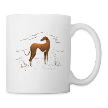 Azawakh - Mug blanc - blanc - Droite
