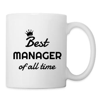 Manager / Chef / Arbeit / Job - Tasse - Weiß - Rechts