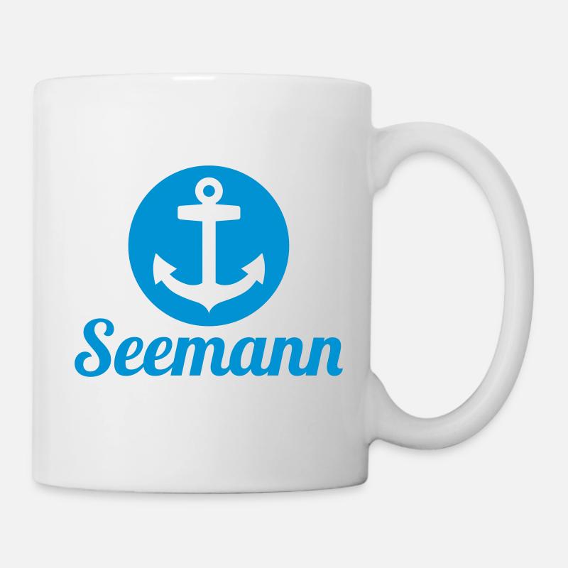 Seemann - Tasse - Weiß