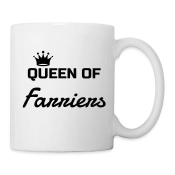 Farrier Hufschmied Maréchal Ferrant Blacksmith - Mug - white - Right