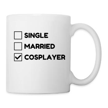 Cosplay / Cosplayer / Manga / Geek - Tasse - Weiß - Rechts