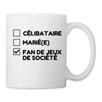 Board Game Brettspiel Jeu de Société Geek - Mug - white - Right