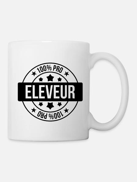 Eleveur / Eleveuse / Animal / éleveur / Chien - Mug blanc - blanc