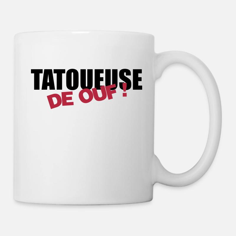 Tatoueur / Tatouage / Tattoo / Tattooist - Mug blanc - blanc