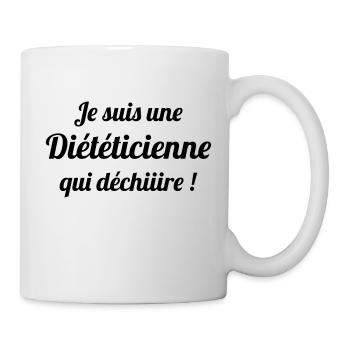 Diätassistent / Diätetik / Regime / Ernährung - Tasse - Weiß - Rechts