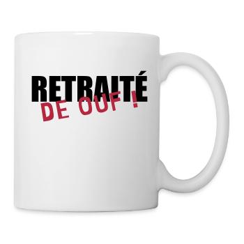 Retirement Pensioner Ruhestand Rentner Retraite - Mug - white - Right